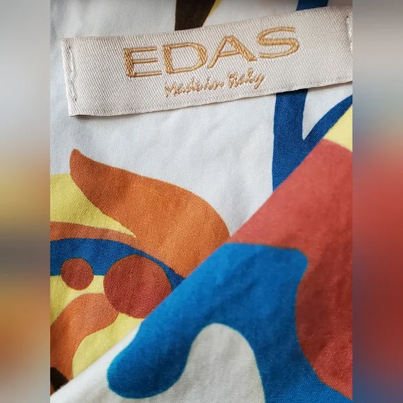 Edas Italian-Made Fit & Flare Dress Cap Sleeves - Picture 3 of 15